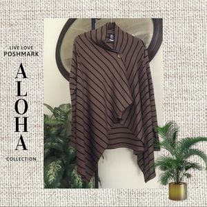 EUC Bobeau (Nordstrom) Asymmetric Wrap Cardigan